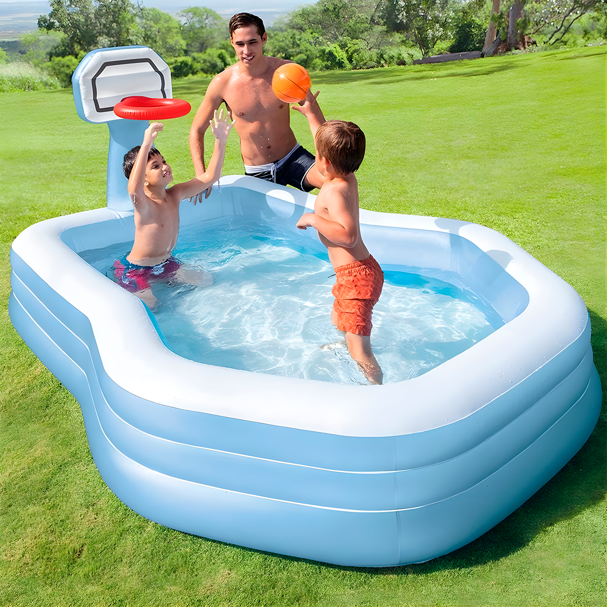 Piscina Inflable Infantil Canasta 57183